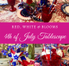 Red White and Bloom 4th of July Tablescape